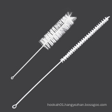 Wholesale 35CM shaft Brush for Shisha Hookah pipe Cleaner with 2 Size base bottle Brushes Tools Accessories nylon